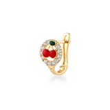 Cherry, Baby Toddler / Kids 14K Earring (Sold INDIVIDUALLY)