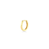 Plain Helix Hoop (8mm), 14K Gold Earring (Sold INDIVIDUALLY)