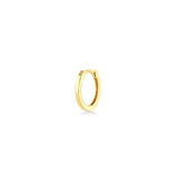 Plain Helix Hoop (10mm), 14K Gold Earring (Sold INDIVIDUALLY)