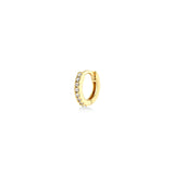 Huggie Hoop (8mm), 14K Gold Earring (Sold INDIVIDUALLY)