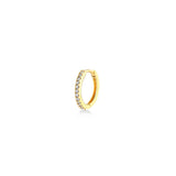 Huggie Hoop (10mm), 14K Gold Earring (Sold INDIVIDUALLY)