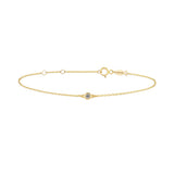 Glint (2mm), 14K Gold Bracelet