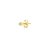 Glint(2mm), 14K Gold Earring (Sold INDIVIDUALLY)