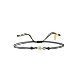 Glint(3mm), 14K Gold Bracelet With String