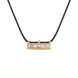Trio, 14K Gold Necklace (String)