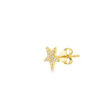Dara, 14K Gold Earring (Sold INDIVIDUALLY)