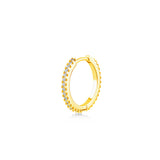Helix Hoop 12,0 mm (18 Gauge), 14K Gold Piercing (Sold INDIVIDUALLY)
