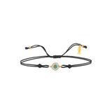 Nazar, 14K Gold Bracelet With String
