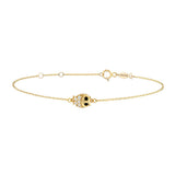 Owl, 14K Gold Bracelet