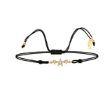 Indus, 14K Gold Bracelet With String