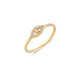 Eye, 14K Gold Ring