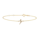 Lightning, 14K Gold Bracelet