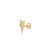 Asteri, 14K Gold Earring (Sold INDIVIDUALLY)