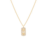 Amulet Halo, 14K Gold Necklace