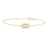 Clover Halo | Gold Bracelet