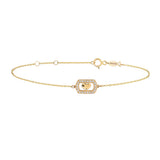 Heart Halo | Gold Bracelet