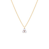 White Dreams, Heart, 14K Gold Necklace