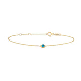 Mini Felis Nazar, 14K Gold Bracelet