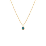 Mini Felis Nazar, 14K Gold Necklace