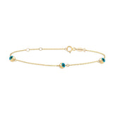 Mini Felis Nazar | Gold Bracelet