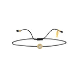 Anturage, 14K Gold Bracelet With String