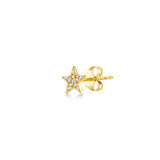 Stella, 14K Gold Earring (Sold INDIVIDUALLY)