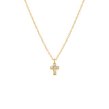 Cross, 14K Gold Necklace