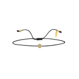 Venus, 14K Gold Bracelet With String