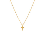Cross, 14K Gold Necklace