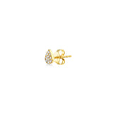 Dew, 14K Gold Earring (Sold INDIVIDUALLY)