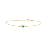 Ojo, 14K Gold Bracelet