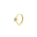 Helix Hoop 9,5 mm (18 Gauge), 14K Gold Piercing (Sold INDIVIDUALLY)