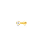Glint (2mm), 14K Gold Piercing (Sold INDIVIDUALLY)