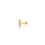 Line, 14K Gold Piercing (Sold INDIVIDUALLY)