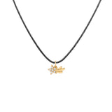 Comet, 14K Gold Necklace (String)