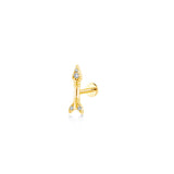 Arrow, 14K Gold Piercing (Sold INDIVIDUALLY)
