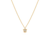 Turtle, 14K Gold Necklace