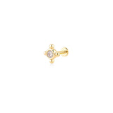 Glint (3mm) With Bubbles, 14K Gold Piercing (Sold INDIVIDUALLY)