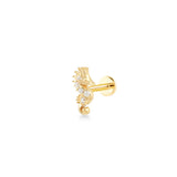 Seahorse, 14K Gold Piercing (Sold INDIVIDUALLY)