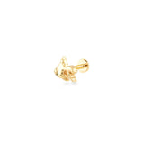 Fish, 14K Gold Piercing (Sold INDIVIDUALLY)