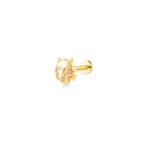 Tiger, 14K Gold Piercing (Sold INDIVIDUALLY)