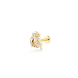 Lady Bug, 14K Gold Piercing (Sold INDIVIDUALLY)