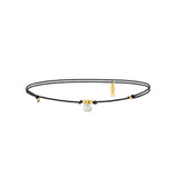 Shining Dot, 14K Gold Anklet (String)