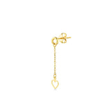Heart | Gold Earring (Sold INDIVIDUALLY)