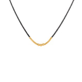 Plain Balls, 14K Gold Necklace (String)