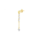 Shining Dot, 14K Gold Earring (Sold INDIVIDUALLY)