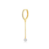 Shining Dot, 14K Gold Earring (Sold INDIVIDUALLY)
