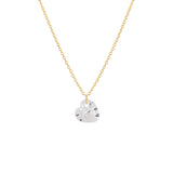 Shining Heart, 14K Gold Necklace
