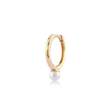 White Dreams, 14K Gold Earring (Sold INDIVIDUALLY)