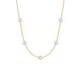 White Dreams, 14K Gold Necklace